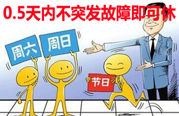 设备故障处理与0.5天的休假