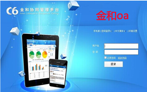 金和oa系统界面