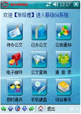 移动oa系统功能模块