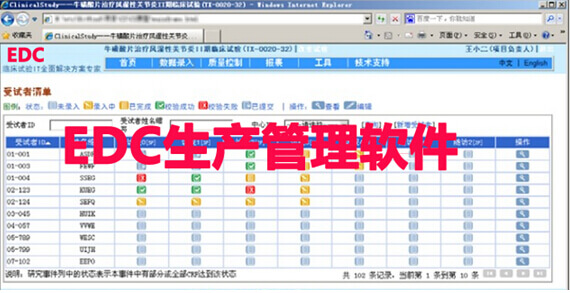 EDC生产管理软件
