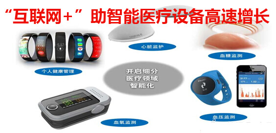 “互联网+”助智能医疗设备高速增长