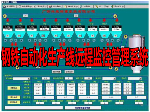 钢铁自动化生产线远程监控管理系统
