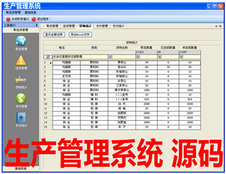 生产管理系统 源码