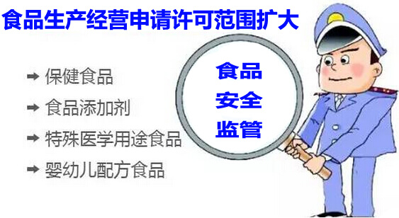 食品生产申请许可范围扩大