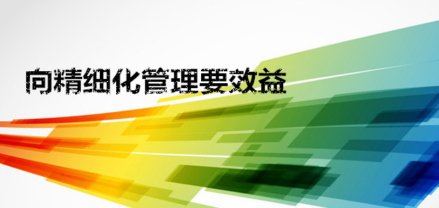 管理精细化