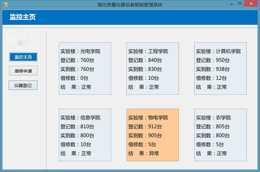 实验室设备管理系统