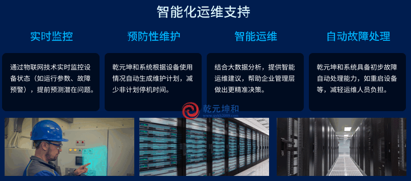 乾元坤和设备管理软件系统智能化运维支持