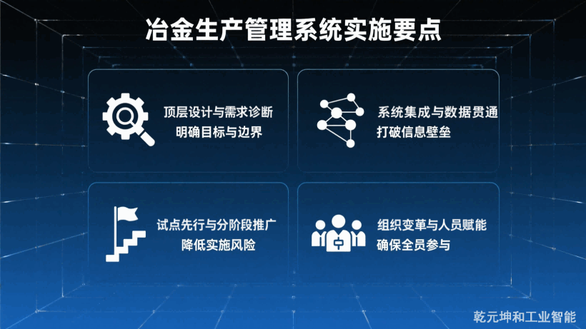 冶金生产管理系统的实施要点