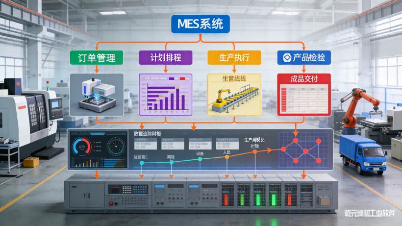 机械制造业行业MES系统的功能模块 机械制造业行业MES系统的功能模块