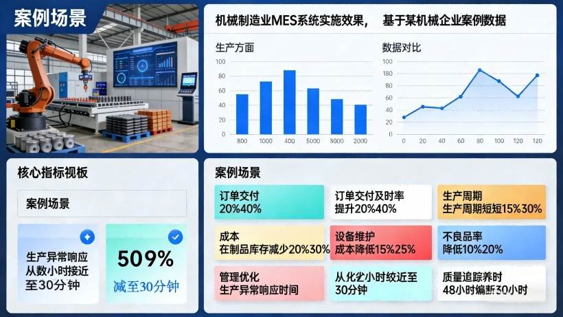 机械制造业行业MES系统的实施效果 机械制造业行业MES系统的实施效果